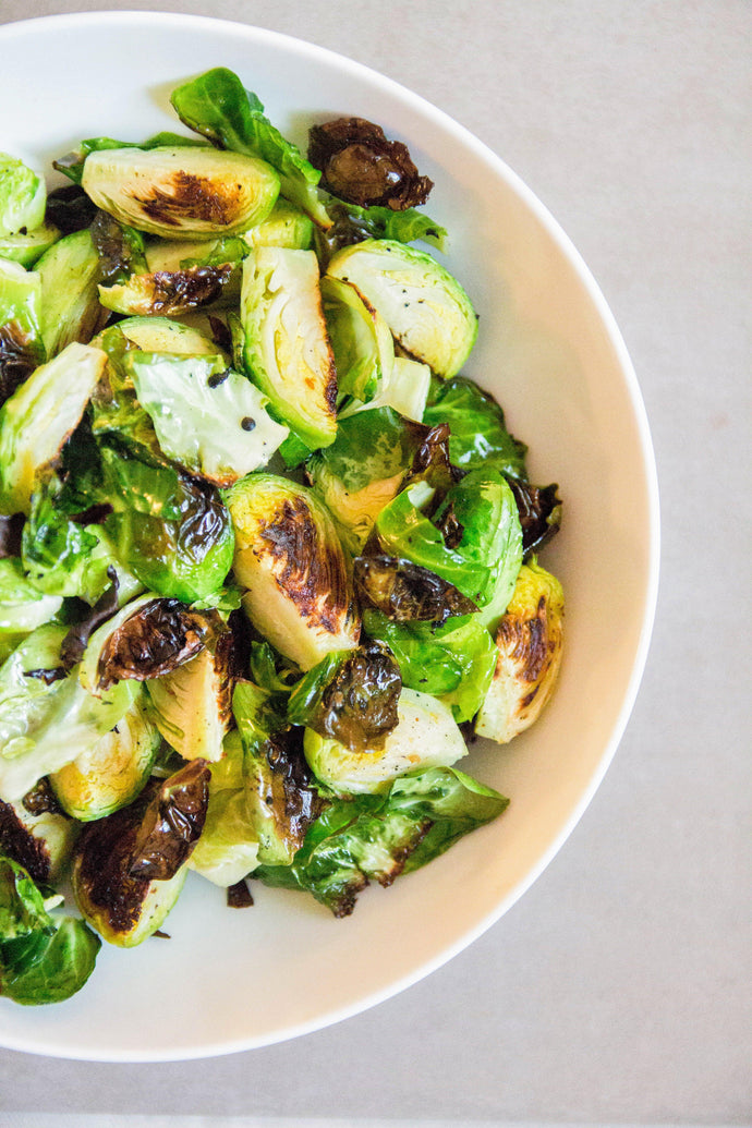 Garlic Roasted Brussel Sprouts