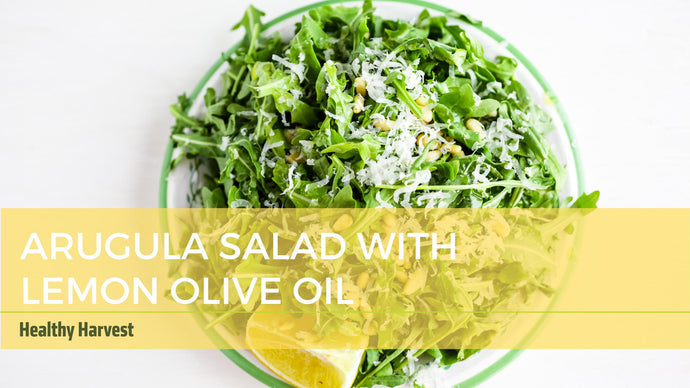 Arugula Salad with Feta and Lemon Dressing