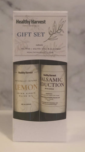 8.5 oz Lemon Oil/ Balsamic Reduction Gift Box