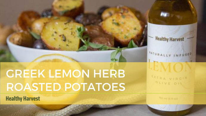 Greek Lemon Herb Roasted Potatoes