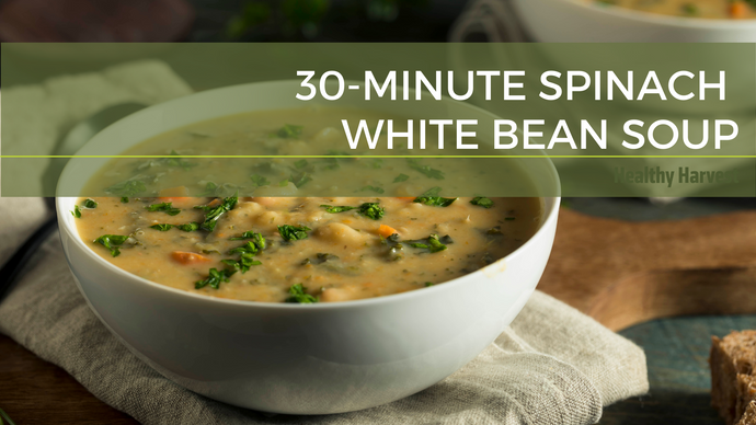 Spinach White Bean (Sausage) Soup