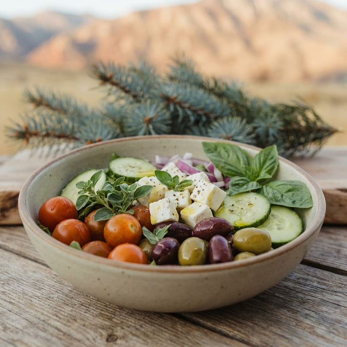 5-Minute Mediterranean Antioxidant Salad