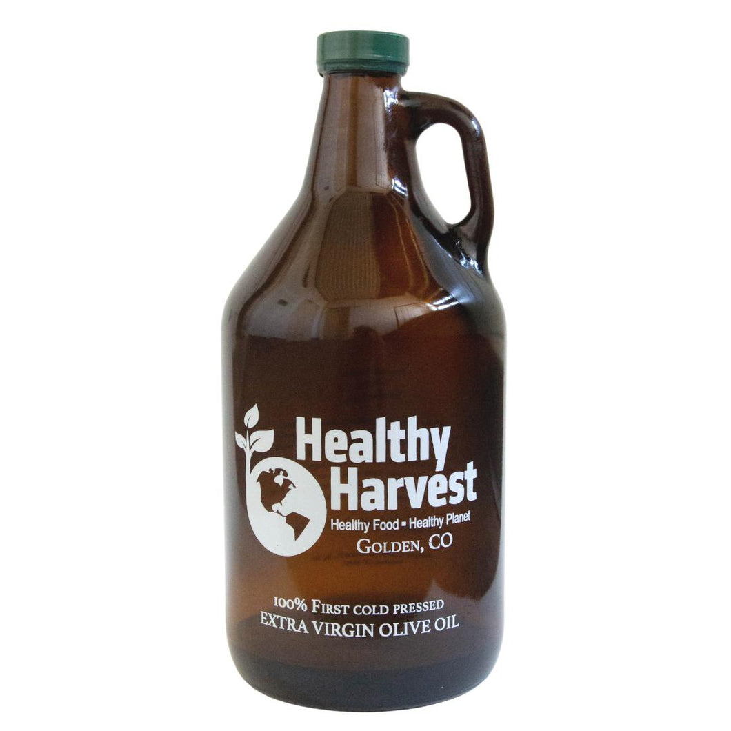 greek evoo 64 oz bulk growler uv-proof glass